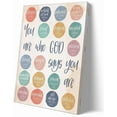thumbnail image 1 of Identity In Christ Christian Wall Art You Are Who God Says You Are Wall Art Pictures for Living Room Modern Decorative Giclee Print on Canvas Unframed 12x18inch(30x45cm), 1 of 5