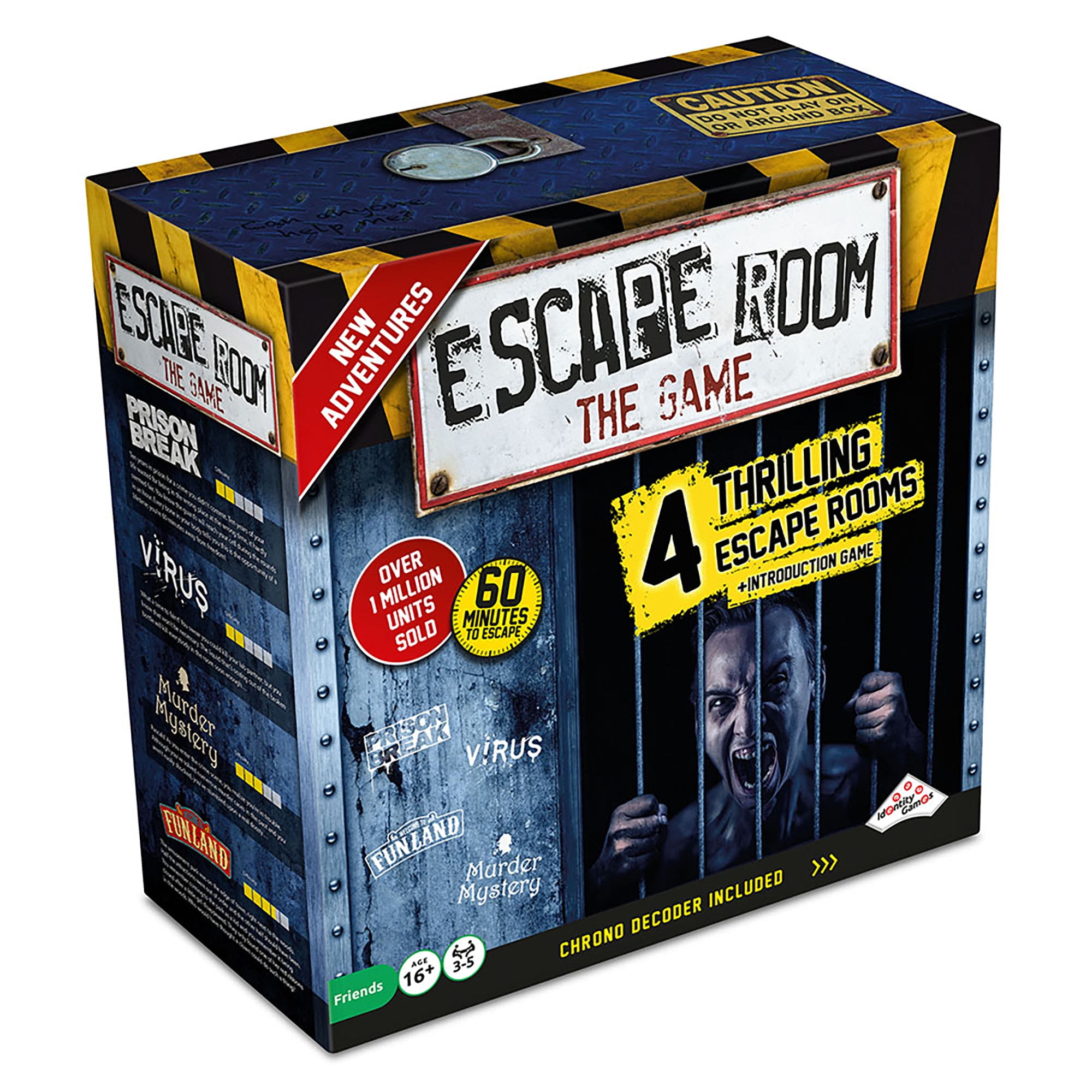  Escape Room The Game – 2 Player Horror Edition with 2 Games   Solve The Mystery Board Game for Adults and Teens : Identity Games  [www.identity games.com]: Toys & Games