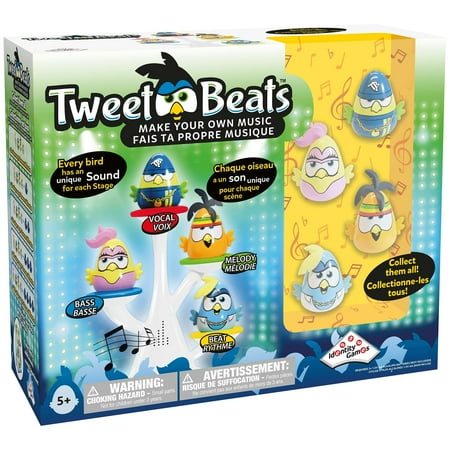 Identity Games Tweet Beats Make Your Own Music Tree w/ 4 Birds