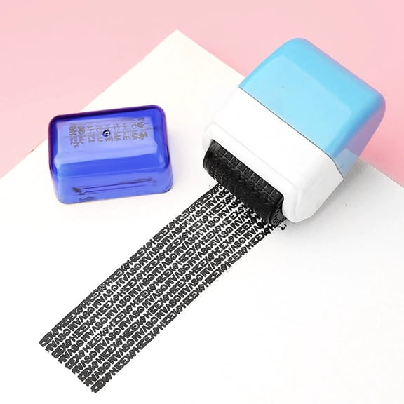 Identity Privacy Roller Stamp Confidential Address Blocker for Mail Junk Mail Personal Information Protection Office Desk Accessory