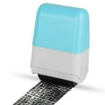 thumbnail image 1 of Identity Protection Roller Stamps,  Wide Roller Stamps Identity Theft Prevention Stamp Rolling Security Stamp Privacy Protection, Guard Your ID Privacy Confidential Data, Blue / Pink, 1 or 2 Pcs, 1 of 9
