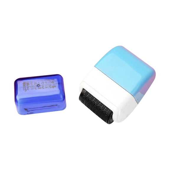 Identity Roll Printing Address ID Privacy Confidentiality Seal Portable Leak Stamp Toy