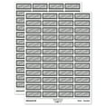 thumbnail image 1 of Identity Theft Protection Confidential Sticker Set - Black - Matte Finish - 1.25" Mini, 1 of 7