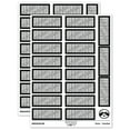 thumbnail image 1 of Identity Theft Protection Confidential Sticker Set - Black - Matte Finish - 2.00" Large, 1 of 7