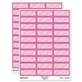 thumbnail image 1 of Identity Theft Protection Confidential Sticker Set - Hot Pink - Matte Finish - 1.75" Medium, 1 of 7