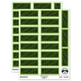 thumbnail image 1 of Identity Theft Protection Confidential Sticker Set - Light Green - Matte Finish - 2.00" Large, 1 of 7