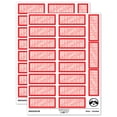 thumbnail image 1 of Identity Theft Protection Confidential Sticker Set - Red - Gloss Finish - 2.00" Large, 1 of 7