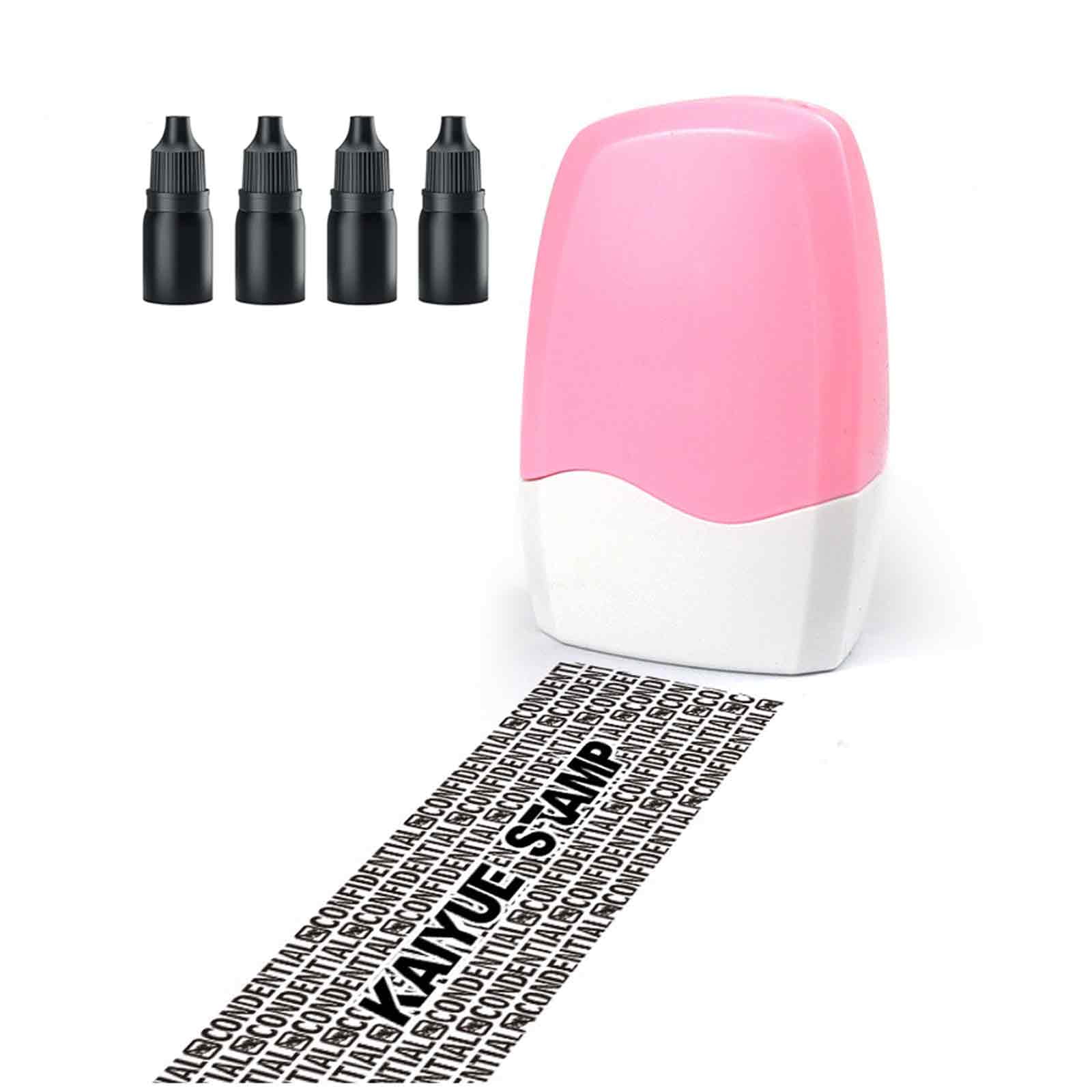Identity Theft Protection Roller Stamp, 1 Pack Confidential Roller