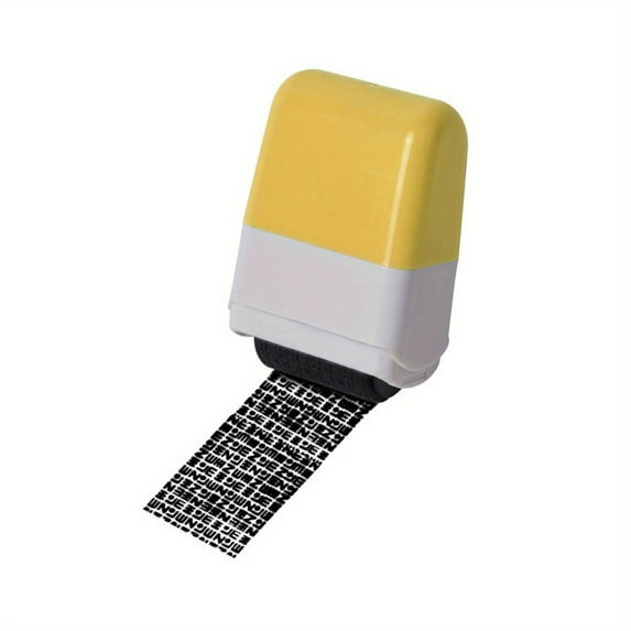 Identity Theft Protection Roller Stamp,Confidential Roller Stamp for Identity Protection & Security Stamps- Blocking Out Privacy Information and Guard Your Address and ID