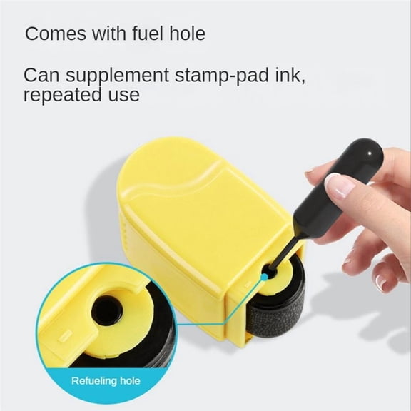 Identity Theft Protection Stamp Roller, Privacy Address Information Blackout Blocker Stamp