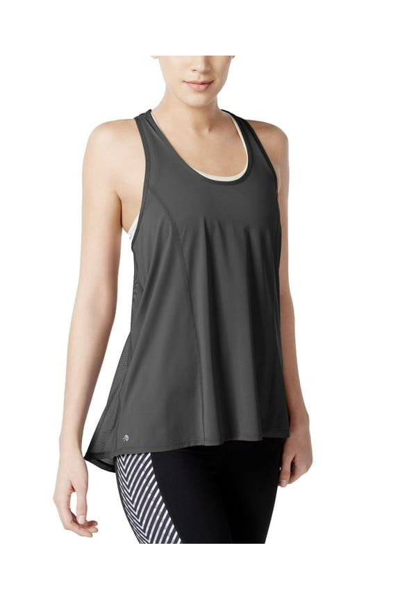Womens Mesh Racerback Swing Tank Top;S