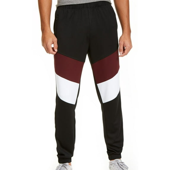 ID Ideology Men's Colorblocked Track Pants Black Size XL