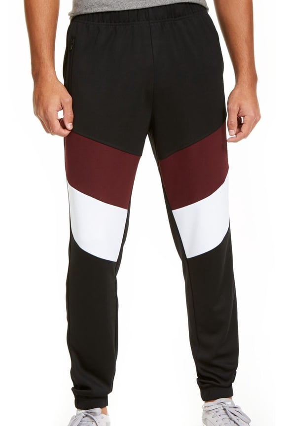 ID Ideology Men's Colorblocked Track Pants Black Size XL
