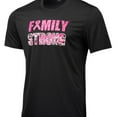 thumbnail image 1 of Ideology Mens Family Strong Graphic T-Shirt, Black, Large, 1 of 2
