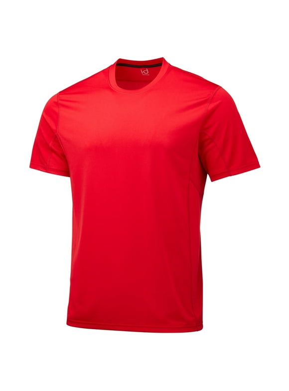 Ideology Mens Performance Basic T-Shirt, Red, Small