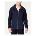 thumbnail image 1 of Ideology Mens Velour Chevron Hoodie Sweatshirt, Blue, Medium, 1 of 2