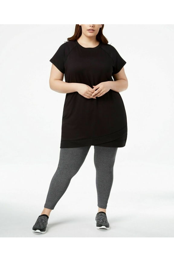 Plus Size Tunic Womens black Size 2X MSRP $55