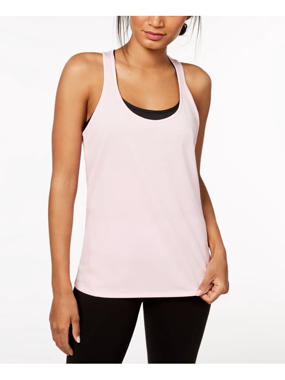 Rapidry Heathered Racerback Performance Tank Top Rose Shadow S