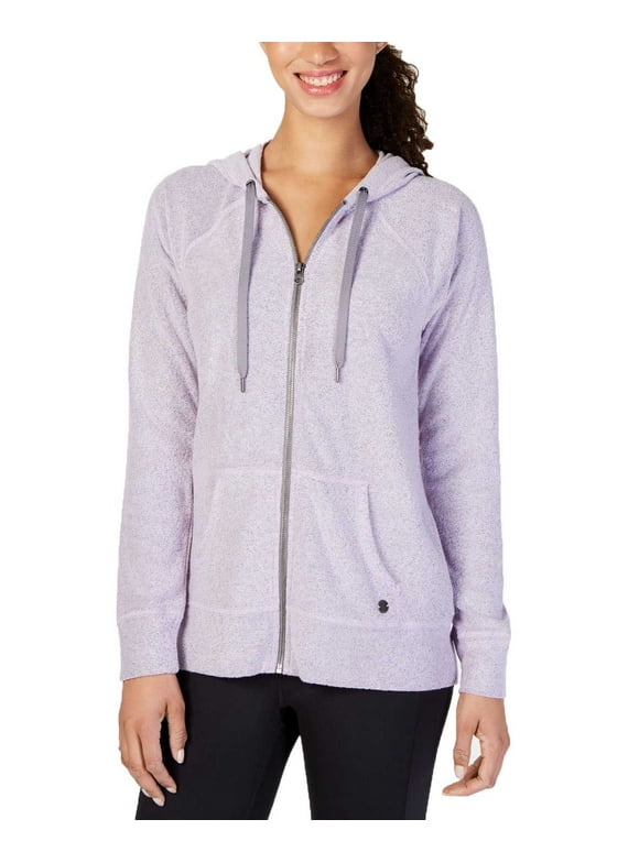 Ideology Women&#8217;s Zip Hoodies, Frosted Lavender, X-Small