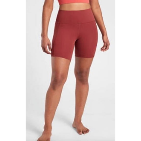 Ideology Women's Compression 10" High-Rise Pocket Bike Shorts Size Medium