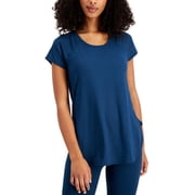 Ideology Women s Essentials Sweat Set T-Shirt, X-Small, Navy