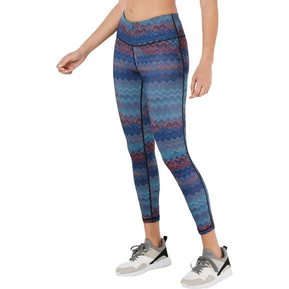 Ideology Women's Ever Polyester Athletic Leggings Blue Size Medium