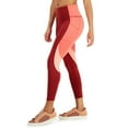 thumbnail image 1 of Ideology Women's High Rise Colorblock 7/8 Leggings Red Size XXL, 1 of 6