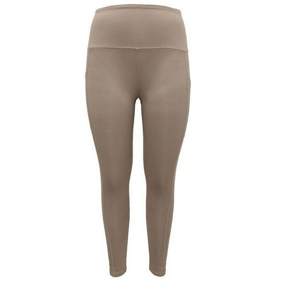 Ideology Women's High Rise, Side Pocket 7/8 Leggings, Coconut Palm, XS