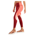 thumbnail image 1 of Ideology Women's High Rise, Side Pockets Colorblock 7/8 Leggings, Red Pear, XL, 1 of 5