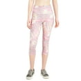 thumbnail image 1 of Ideology Women's High Rise, Side Pockets Cropped Leggings, Tropical Print, 2XL., 1 of 2