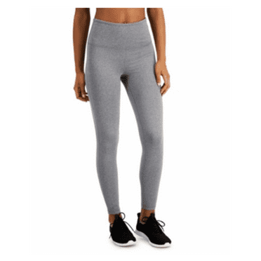 Ideology Women's High Rise Waistband Ins. 25 Leggings, Grey, M