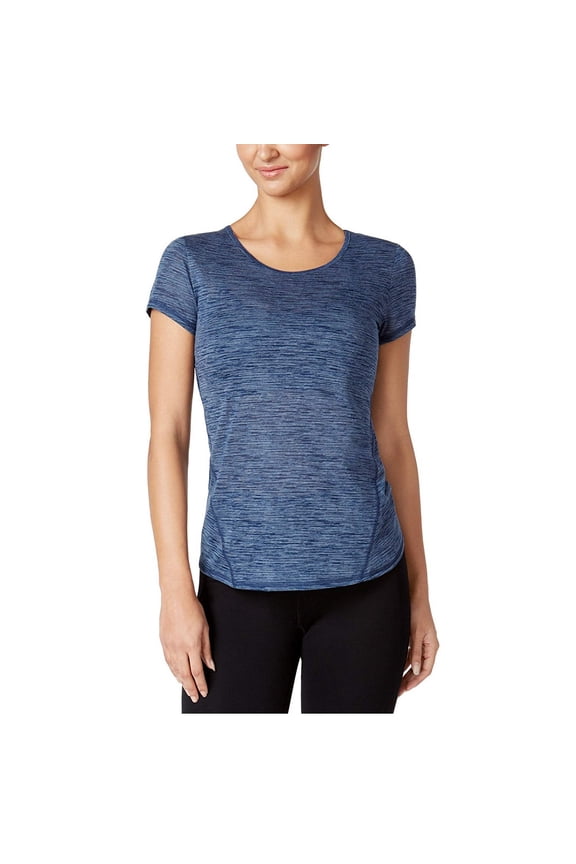 Women's Lightweight Open Back Short Sleeve T-Shirt Lucky Size Large