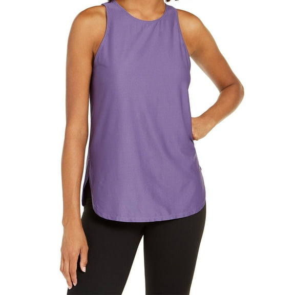 Ideology Women's Mesh Racerback Performance Athletic Tank Top Purple Size XX-Large