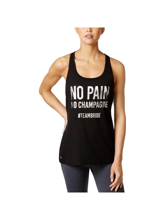 Women's Team Bride Racerback Tank Top, Black, S