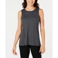 thumbnail image 1 of Ideology Women's Tie Back Tank Top Gray Size XX-Large, 1 of 3