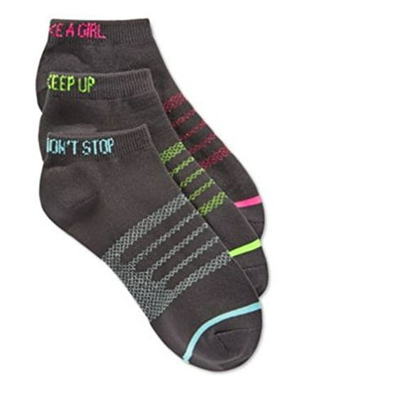 Ideology Womens 3 Pack No Show Socks Size 9-11