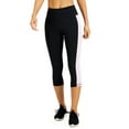 thumbnail image 1 of Ideology Womens Activewear Colorblocked Cropped Leggings;Large, 1 of 5
