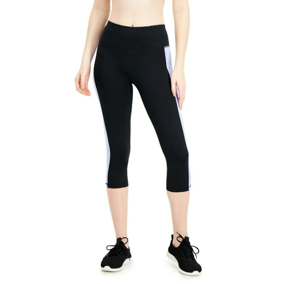 Ideology Womens Activewear Colorblocked Cropped Leggings;XX-Large