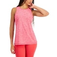 thumbnail image 1 of Ideology Womens Activewear Heathered Keyhole-Back Tank Top;Medium, 1 of 1