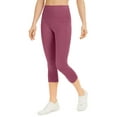 thumbnail image 1 of Ideology Womens Activewear High-Rise Side-Pocket Cropped Leggings;Large, 1 of 1