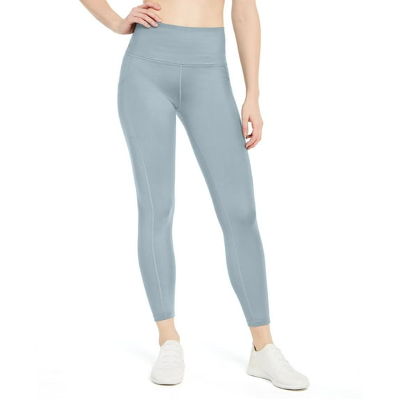 Ideology Womens Activewear High-Waist Side-Pocket 7/8 Leggings;X-Large