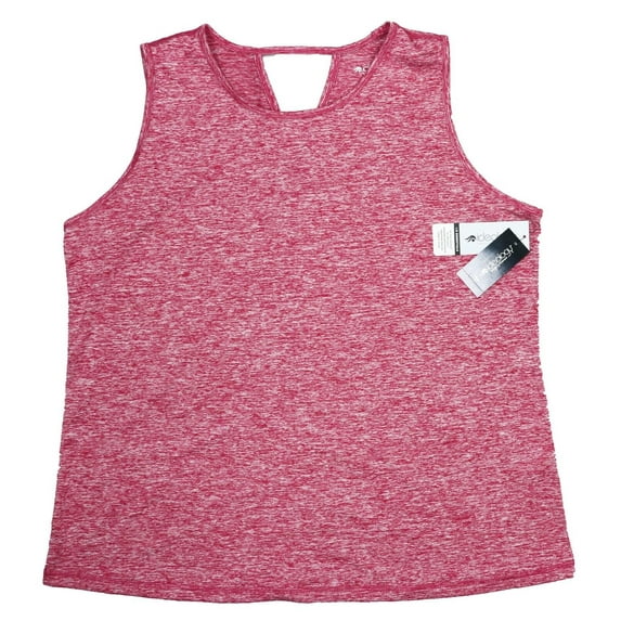 Ideology Womens Activewear Keyhole Back Tank Top;2X
