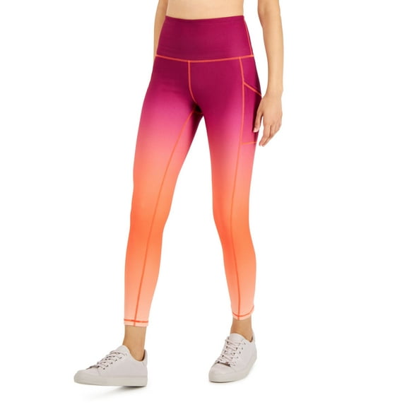 Ideology Womens Activewear Ombre 7/8 Leggings;XX-Large