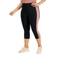 thumbnail image 1 of Ideology Womens Activewear Plus Size Colorblock Capri Leggings;2X, 1 of 1