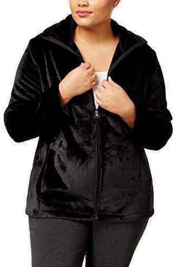 Womens Activewear Plus Size Lux Jacket;1X
