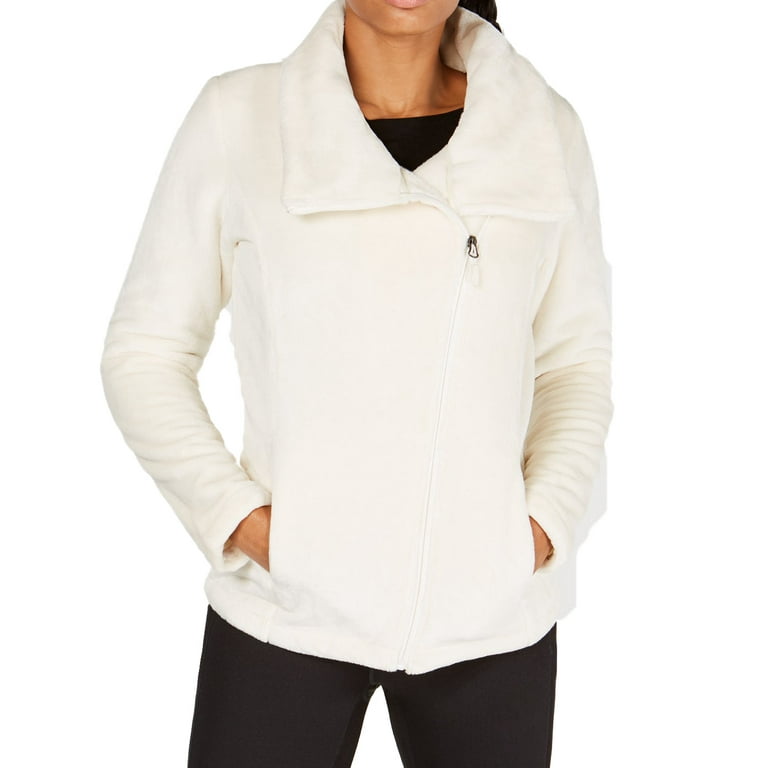 Asymmetrical fleece jacket sales