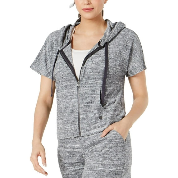 Ideology Womens Athleisure Cropped Hoodie