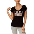 thumbnail image 1 of Ideology Womens Bridesmaid Fitness Yoga Slogan T-Shirt, 1 of 2