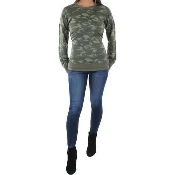 Ideology Womens Camo Cozy Sweatshirt