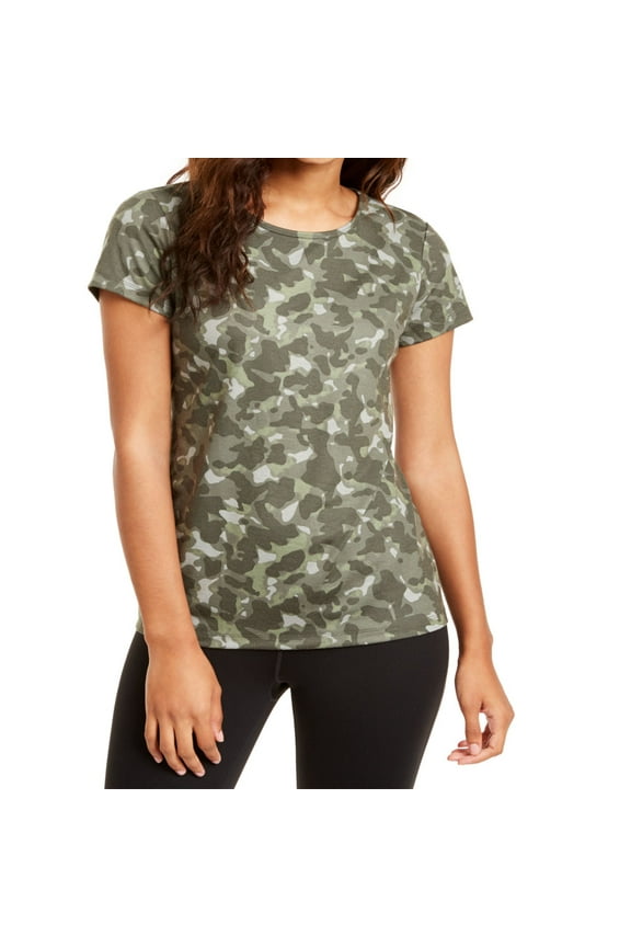 Womens Camo T-Shirt,Military Print,Small